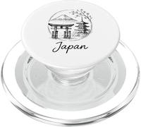 Recuerdo de Viaje japonés Minimalista japonés Otaku PopSockets PopGrip para MagSafe