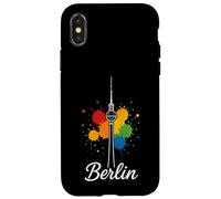 Recuerdo de viaje minimalista de Berlín City Alemania Carcasa para iPhone X/XS