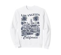 Recuerdo de Viaje Minimalista del Horizonte de California de Los Ángeles Sudadera