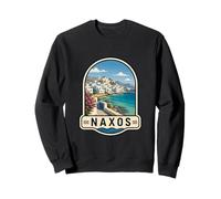 Recuerdo de Viaje Naxos Grecia Templo Apolo Design Sudadera