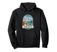 Recuerdo de Viaje Naxos Grecia Templo Apolo Design Sudadera con Capucha