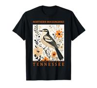 Recuerdo de Viaje para pájaros del Estado del ruiseñor del Norte de Tennessee Camiseta