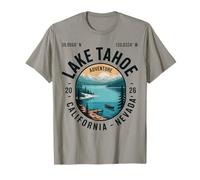 Recuerdo de Viaje por Carretera de Lake Tahoe Nevada California 2026 Camiseta