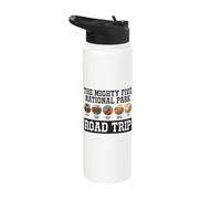 Recuerdo de viaje por carretera de los Cinco Parques Nacionales de Utah Stainless Steel Insulated Water Bottle