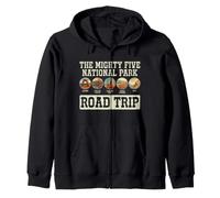 Recuerdo de Viaje por Carretera de los Cinco Parques Nacionales de Utah Sudadera con Capucha