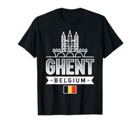 Recuerdo de Viaje Tipo audaz de Gante Bélgica Camiseta