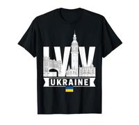 Recuerdo de Viaje Tipo audaz de Lviv Ucrania Camiseta
