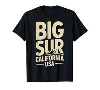 Recuerdo de Viaje Vintage Big Sur California Bold Camiseta