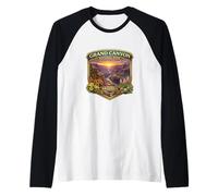Recuerdo de Vida Silvestre del Parque Nacional del Gran Cañón Arizona Camiseta Manga Raglan