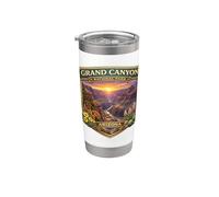 Recuerdo de vida silvestre del Parque Nacional del Gran Cañón Arizona Vaso térmico de acero inoxidable de doble pared