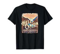 Recuerdo del área recreativa Nacional de Hells Canyon Idaho Oregon Camiseta