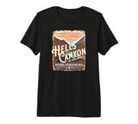 Recuerdo del área recreativa Nacional de Hells Canyon Idaho Oregon Camiseta Premium