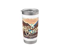 Recuerdo del área recreativa nacional de Hells Canyon Idaho Oregon Vaso térmico de acero inoxidable de doble pared