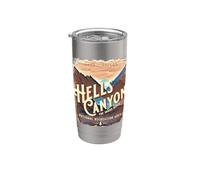Recuerdo del área recreativa nacional de Hells Canyon Idaho Oregon Vaso térmico de acero inoxidable de doble pared