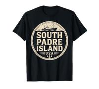 Recuerdo del arrastrero clásico de South Padre Island Texas Camiseta