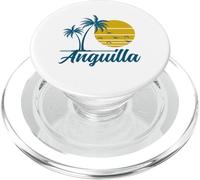 Recuerdo del Caribe de la Isla Anguila PopSockets PopGrip para MagSafe