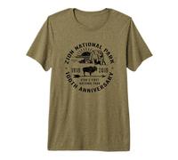 Recuerdo del Centenario del 100 Aniversario del Parque Nacional Zion Camiseta Premium