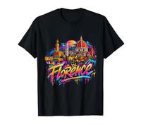 Recuerdo del Horizonte de la Ciudad de Florencia - Graffiti Camiseta