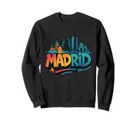 Recuerdo del Horizonte de Madrid con Graffiti Sudadera
