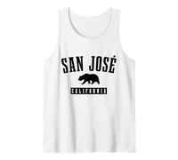 Recuerdo del orgullo del oso de San José, California Camiseta sin Mangas