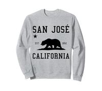 Recuerdo del orgullo del oso de San José, California Sudadera