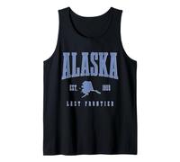 Recuerdo del Orgullo Vintage de Alaska The Last Frontier Camiseta sin Mangas