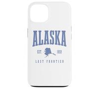 Recuerdo del Orgullo Vintage de Alaska The Last Frontier Carcasa para iPhone 13