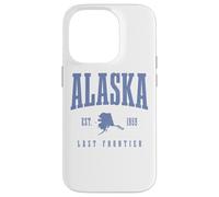 Recuerdo del Orgullo Vintage de Alaska The Last Frontier Carcasa para iPhone 14 Pro