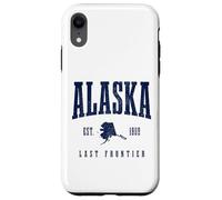 Recuerdo del Orgullo Vintage de Alaska The Last Frontier Carcasa para iPhone XR