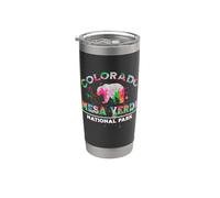 Recuerdo del oso de Colorado del Parque Nacional Mesa Verde Vaso térmico de acero inoxidable de doble pared