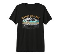 Recuerdo del Parque Histórico Nacional Skagway Klondike Gold Rush Camiseta Premium