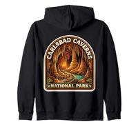 Recuerdo del Parque Nacional de Las Cavernas Carlsbad Visitante de Nuevo México Sudadera con Capucha