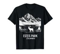 Recuerdo del Parque Nacional de Las Montañas Rocosas de Estes Park Colorado Camiseta