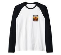 Recuerdo del Parque Nacional de los Volcanes de Hawái Memorabilia Camiseta Manga Raglan
