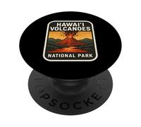 Recuerdo del Parque Nacional de los Volcanes de Hawái Memorabilia PopSockets PopGrip Adhesivo