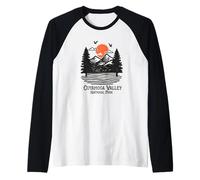 Recuerdo del Parque Nacional del Valle de Cuyahoga Ohio Cleveland Akron Camiseta Manga Raglan