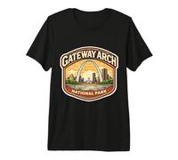Recuerdo del Parque Nacional Gateway Arch Missouri Memorabilia Camiseta Premium