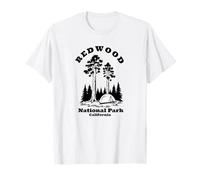 Recuerdo del Parque Nacional Redwood Crescent City California Camiseta