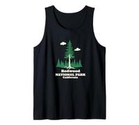 Recuerdo del Parque Nacional Redwood Crescent City California Camiseta sin Mangas