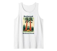 Recuerdo del Parque Nacional Redwood Crescent City California Camiseta sin Mangas