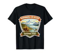 Recuerdo del Parque Nacional Wrangell-St. Elías Alaska Memorabilia Camiseta