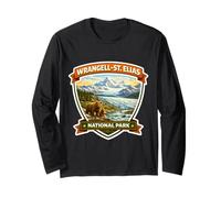 Recuerdo del Parque Nacional Wrangell-St. Elías Alaska Memorabilia Manga Larga