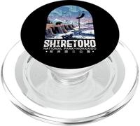 Recuerdo del Personaje Kanji del Parque Nacional Shiretoko Hokkaido PopSockets PopGrip para MagSafe