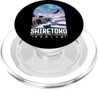 Recuerdo del Personaje Kanji del Parque Nacional Shiretoko Hokkaido PopSockets PopGrip para MagSafe
