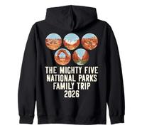 Recuerdo del Viaje Familiar Mighty Five de Utah 2026 Sudadera con Capucha