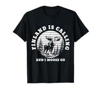 Recuerdo Divertido de Finlandia Is Calling I Moose Go Camiseta