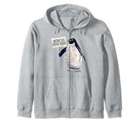 Recuerdo divertido de vacaciones de pingüino del escuadrón de cruceros de la Antártida Sudadera con Capucha