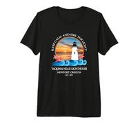 Recuerdo en la Costa de Newport, Oregon, Faro de Yaquina Head Camiseta Premium