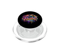 Recuerdo épico del Horizonte de la Ciudad de Houston PopSockets PopGrip para MagSafe