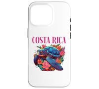 Recuerdo Floral de Tortuga de Playa de Costa Rica Carcasa para iPhone 16 Pro